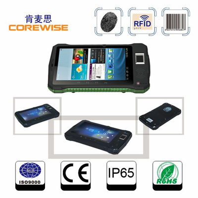 HF RFID okuyucu, parmak izi okuyucu, opsiyonel 1D / 2D barkod tarayıcı ile sağlam IP65 android 4.1 tablet pc